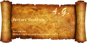 Anton Godiva névjegykártya